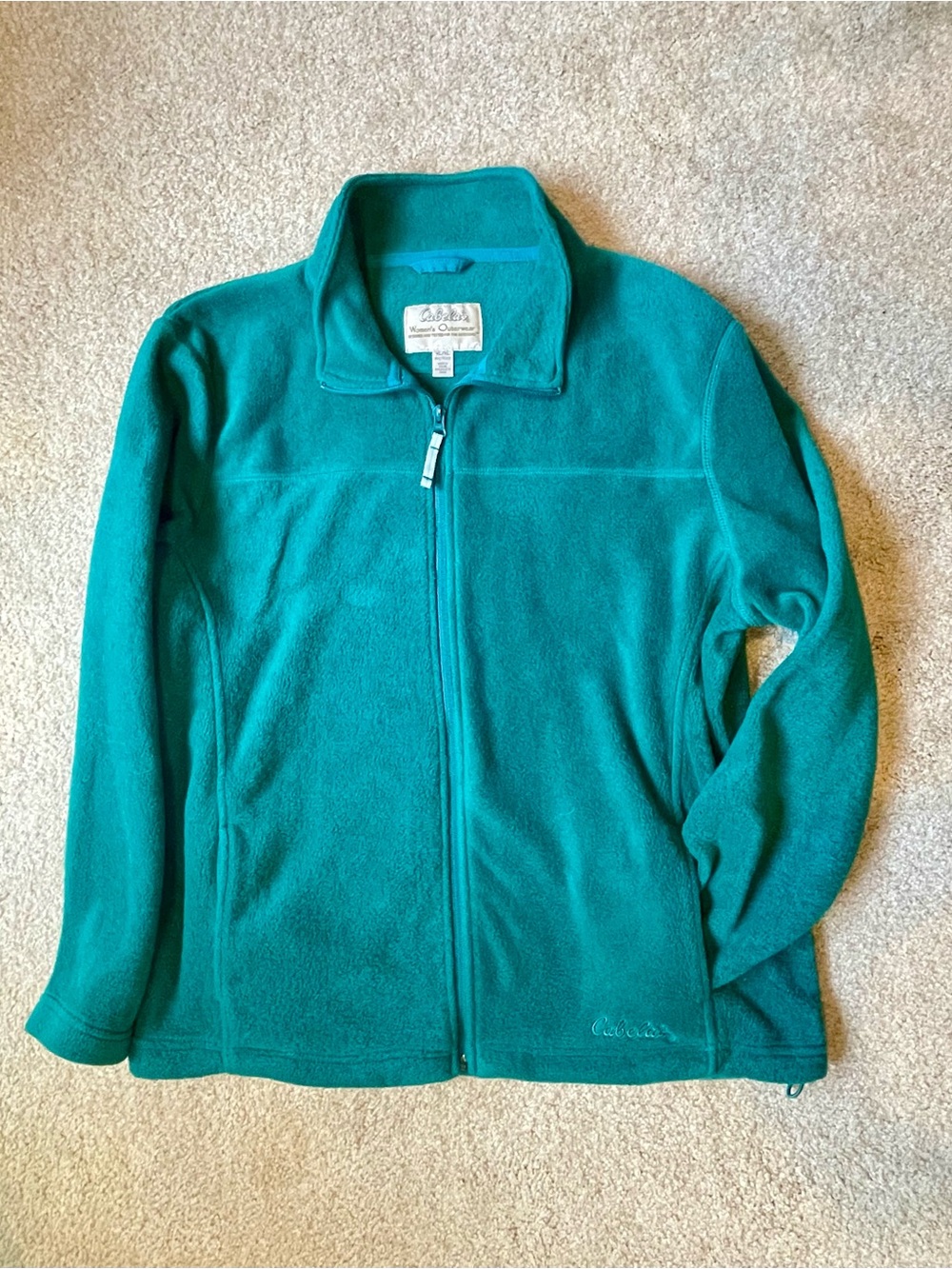 Cabela's Dark Teal Full-Zip Women’s Fleece Jacket